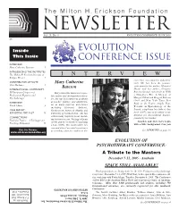 Evolution Conference Issue 2005 Issue Conference Evolution