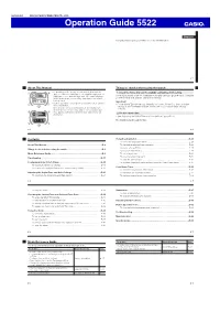 Operation Guide 5522