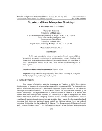 Structure of Some Idempotent Semirings