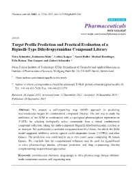 Target Profile Prediction and Practical Evaluation of a Biginelli-Type Dihydropyrimidine Compound Library