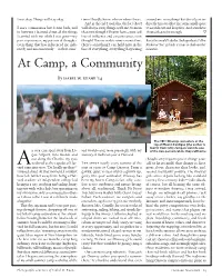 At Camp, a Community by Isabel W