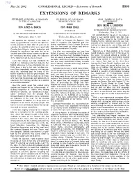 Extensions of Remarks E899 EXTENSIONS of REMARKS