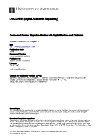 Migration Studies with Digital Devices and Platforms