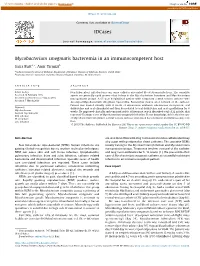 Mycobacterium Smegmatis Bacteremia in an Immunocompetent Host