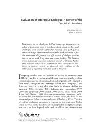 Evaluation of Intergroup Dialogue.Pdf