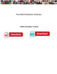 Free Mail Notification Software