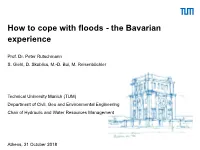 Hydromorphological Effects of an Open Stone Ramp on Flood Events in the Saalach River