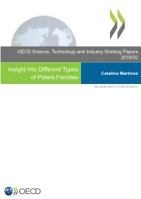 Insight Into Different Types of Patent Families