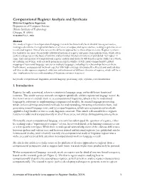 Register in Computational Linguistics Arxiv Version