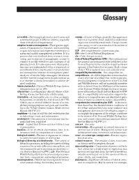 Appendix of the Draft Comprehensive Conservation Plan And