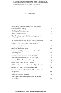 Journalists Between Hitler and Adenauer 24
