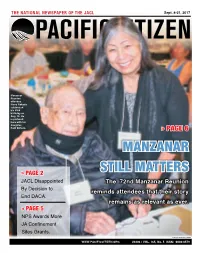 Manzanar Still Matters