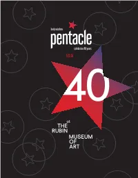 Pentacle-40Th-Ann.-Gala-Program.Pdf