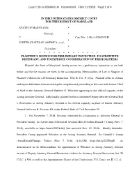 Case 1:18-Cv-02849-ELH Document 6 Filed 11/13/18 Page 1 of 4