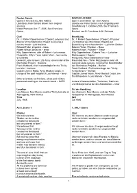 Doctor Atomic Opera in Two Acts by John Adams Libretto by Peter