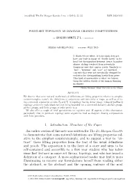 Point Set Topology As Diagram Chasing Computations