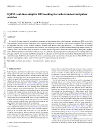 Real-Time Adaptive RFI Masking for Radio Transient and Pulsar Searches