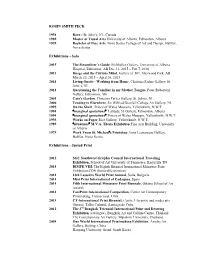 Robin Smith-Peck CV