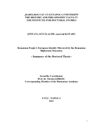Summary of the Doctoral Thesis