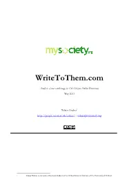 Writetothem.Com