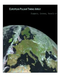 European Pulsar Timing Array