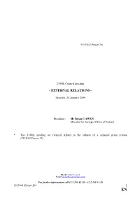 External Relations
