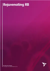 Rejuvenating RB Plc Group Benckiser Reckitt Annual Report and Financial Statements 2019 Statements Financial and Report Annual