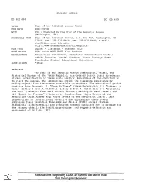 Reproductions Supplied by EDRS Are the Best That Can Be Made from the Original Document