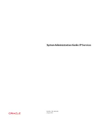 System Administration Guide IP Services