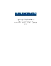 This Document Was Created by the Digital Content Creation Unit University of Illinois at Urbana-Champaign 2011