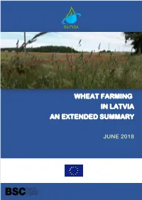 Wheat Farming in Latvia an Extended Summary
