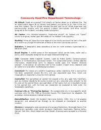 Commonly Used Fire Terminology.Pdf