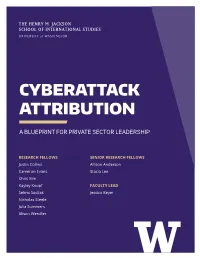 Cyberattack Attribution