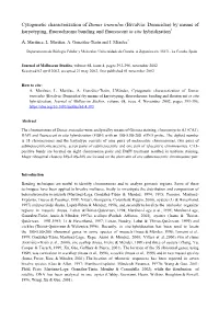 Donax Trunculus (Bivalvia: Donacidae) by Means of Karyotyping, Fluorochrome Banding and Fluorescent in Situ Hybridization1