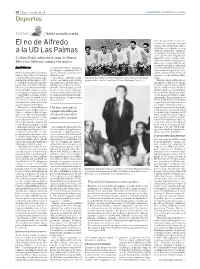 El No De Alfredo a La UD Las Palmas