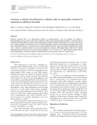 Increase in Mitotic Recombination in Diploid Cells of Aspergillus Nidulans in Response to Ethidium Bromide