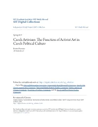 The Function of Activist Art in Czech Political Culture