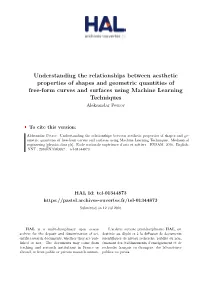 Understanding the Relationships Between Aesthetic Properties Of