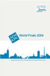 Download ACM ICPC World Finals 2014 Brochure