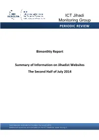 ICT Jihadi Monitoring Group
