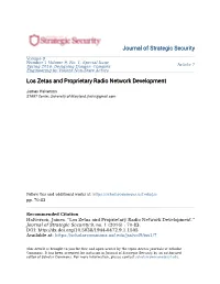 Los Zetas and Proprietary Radio Network Development