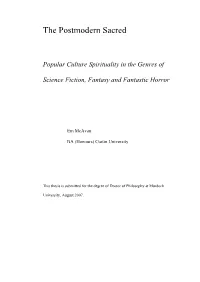 The Postmodern Sacred