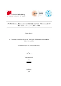 2 Particle Dynamics in an Expanding Universe 5 2.1 the Friedmann Equations