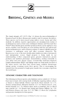 Breeding, Genetics and Models