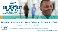 Imaging Informatics