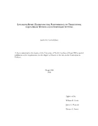Katherine Conrad Doss a Thesis Submitted to the Faculty of The