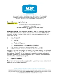 MST AGENDA / December 11, 2017 /Page 5 Blank Page