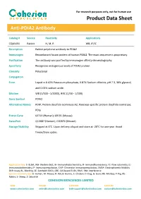 Product Data Sheet