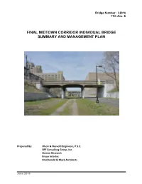 Bridge Report Was Prepared for Each Bridge in the Minnesota Local Historic Bridge Study