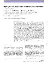 IRAS 19135+3937: an Srd Variable As Interacting Binary Surrounded by a Circumbinary Disc